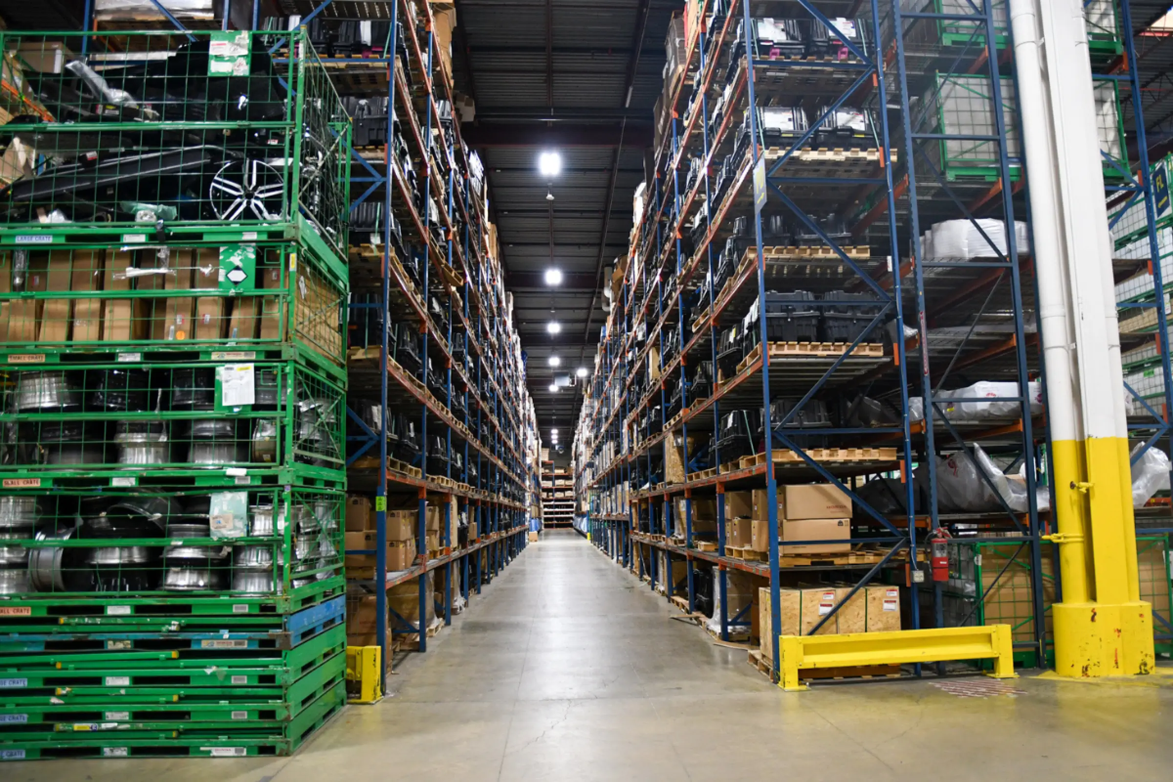 Automotive warehouse