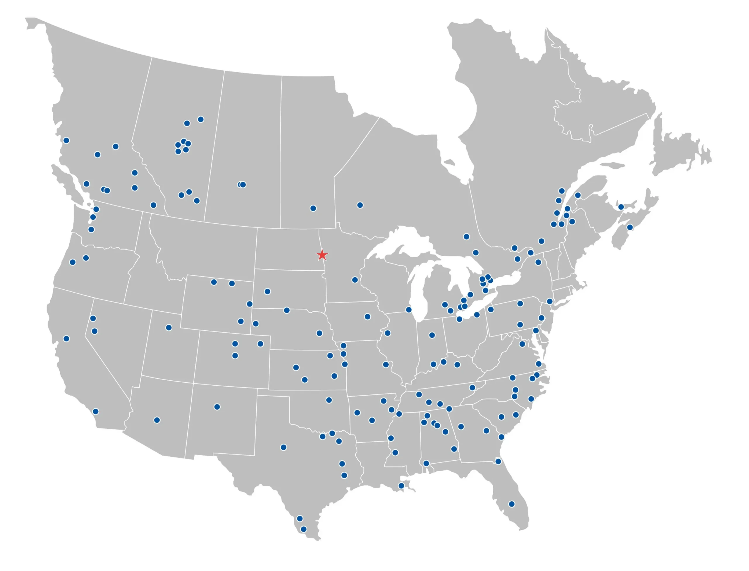 SFI International Network Map