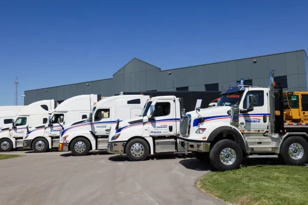 SFI trucks supporting deployment for data center builds