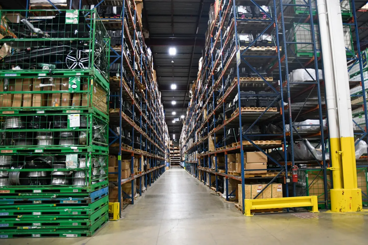 Automotive warehouse