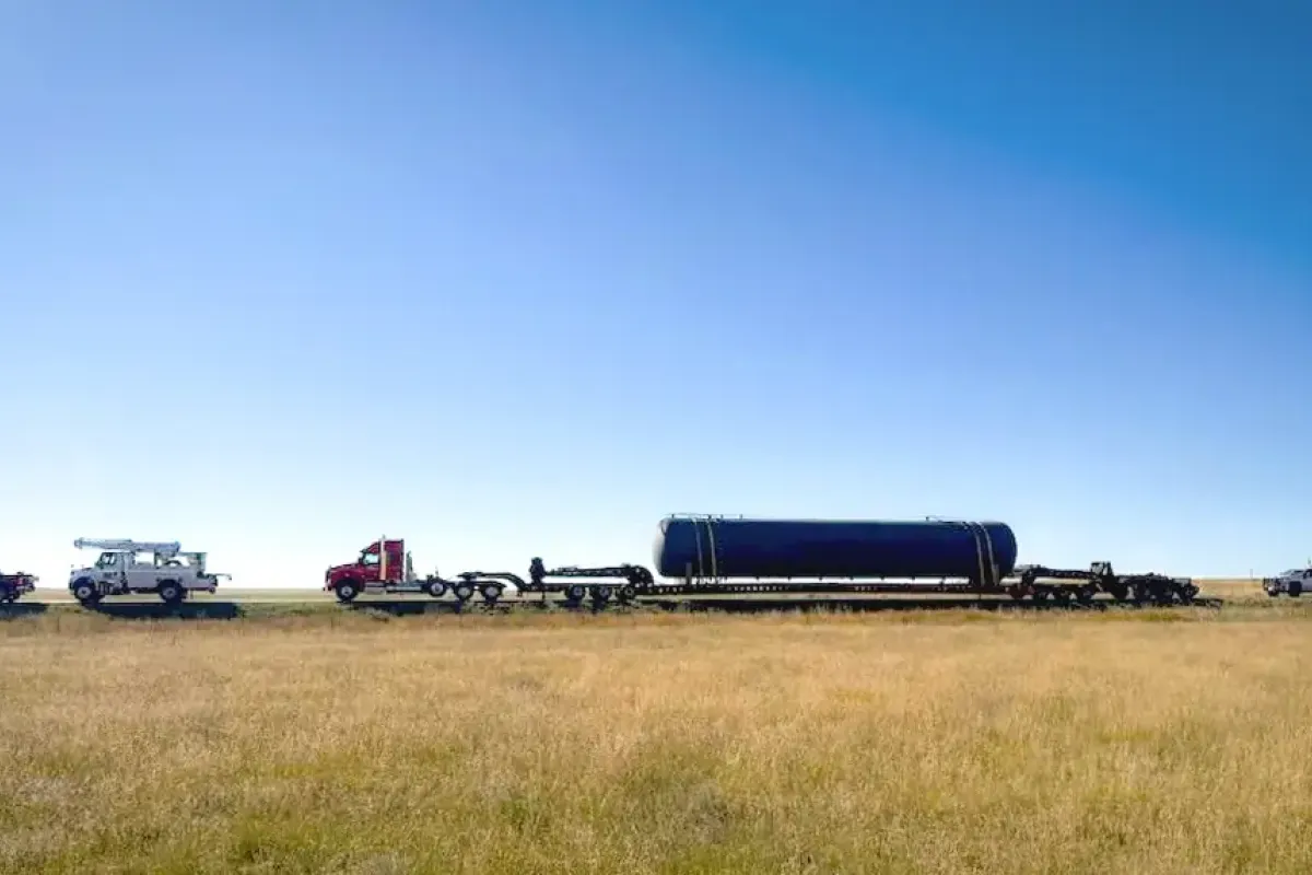 SFI truck moving freight between providers